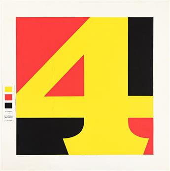 ROBERT INDIANA Die Deutsche Vier (The German Four).